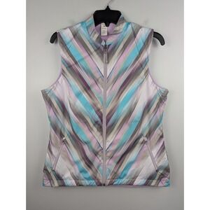 ANTIGUA Women's Golf Treasure REVERSIBLE Golf VEST Jacket M‎ Violet Lightweight